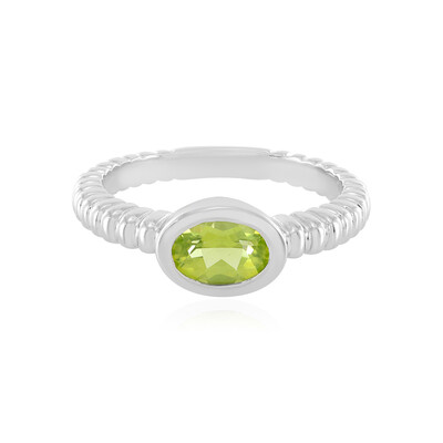 Anello in argento con Peridoto Arizona