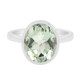 Anello in argento con Ametista Verde (MONOSONO COLLECTION)