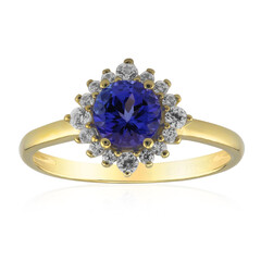 Anello in oro con Tanzanite