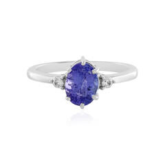 Anello in argento con Tanzanite