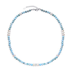 Collana in argento con Larimar