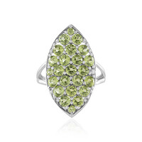 Anello in argento con Peridoto