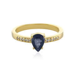 Anello in argento con Zaffiro Blu