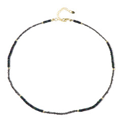 Collana in argento con Diamante Nero