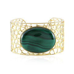 Bracciale in argento con Malachite