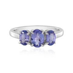 Anello in argento con Tanzanite