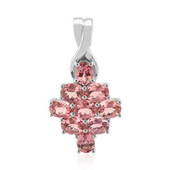 Ciondolo in argento con Tormalina Rosa Brasiliana (Pallanova)