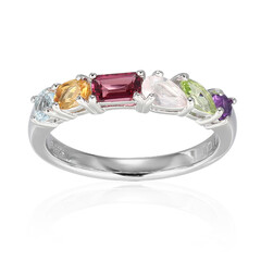 Anello in argento con Rodolite