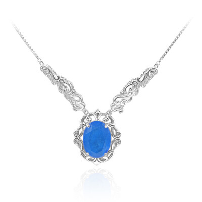 Collana in argento con Quarzo Azzurro