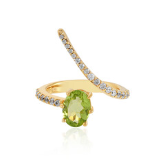 Anello in argento con Peridoto