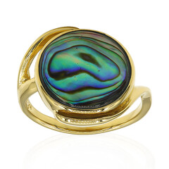 Anello in argento con Conchiglia Abalone (Art of Nature)