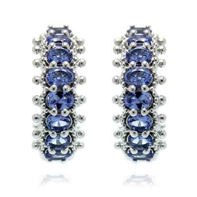 Orecchini in argento con Tanzanite (Dallas Prince Designs)