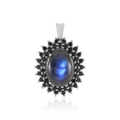 Ciondolo in argento con Labradorite(Adela Silber)